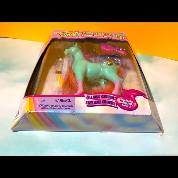 MAGIC TOUCH PONY VINTAGE 90s ANTONIA PONY MANE LIGHTS UP & BLINKS, PLAYS MUSIC - Picture 11 of 14